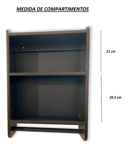 Repisa De Madera De 2 Niveles