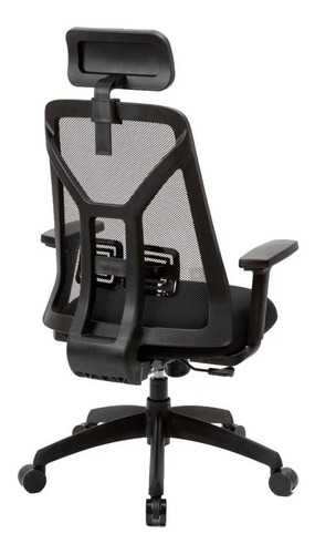 Imagen 3 de 4 de Sillon Tokio Gerencial Ergonómico Cabezal Oficina Kromo-s