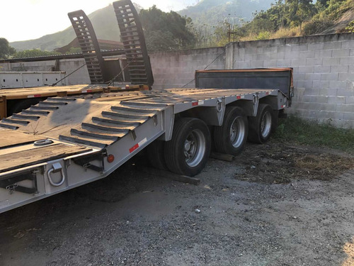 Carreta Prancha Pescoço Removível 3 Eixos