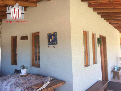 Ótima Chácara, Nova, Com 02 Dormitório, Espaço De Lazer, Ótimo Bairro, Pertinho Da Cidade À Venda, 700 M² Por R$ 320.000 - Zona Rural - Pinhalzinho/sp - Ch0310