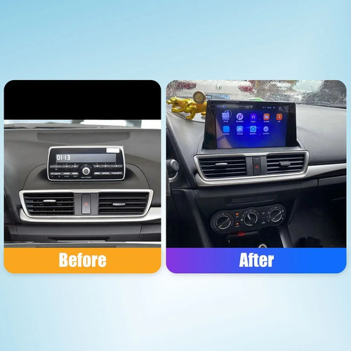 Radio Estéreo Android Para Mazda 3 Axela 2013-2018 4+64g