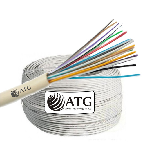 Cable Instalacion Alarmas Atg 100% Cobre 4 Pares 200 Mts