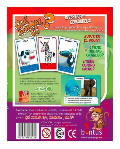 Juego De Mesa Que Animal Es?