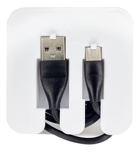 Cable De Datos Carga Usb Tipo C 1 Metro Goldtech Atrix ® Color Negro