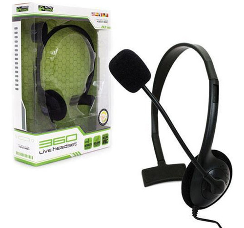 Kmd 360 Live Gaming Wired Headset (preto Com Fio) - Xbox-360