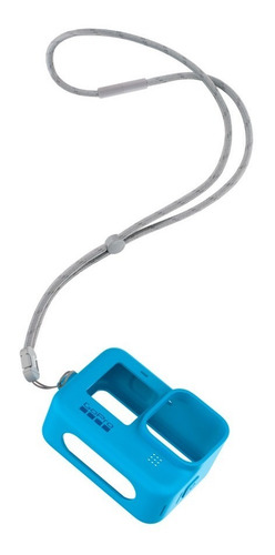 Funda Silicona Azul + Correa Original Gopro Hero 9 Black