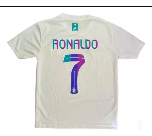 Camiseta Al Nassr Cristiano Ronaldo Nro 7 Blanca 