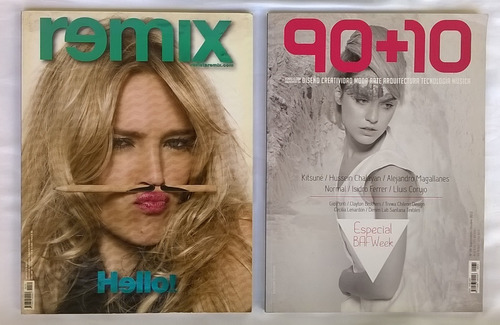 Revistas Remix, 90+10, E Magazine Vintage (usado) (Usado)