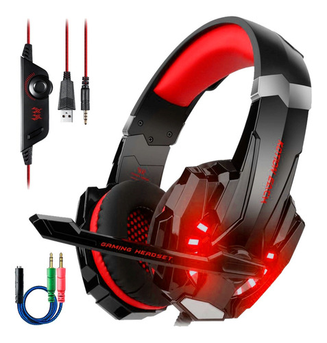 Auricular Gamer Con Microfono Ideal Pc Ps4 Xbox Gaming Cuota