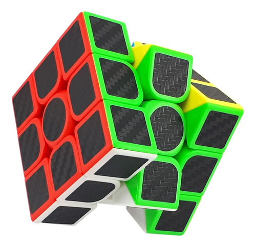 Cubo Rubik 3x3 Fibra De Carbono 3x3x3