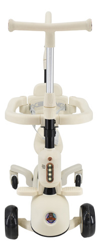 Scooter Patin 5 En 1 Para Niños Desmontable Con Baston Push Color Beige Sin Nombre