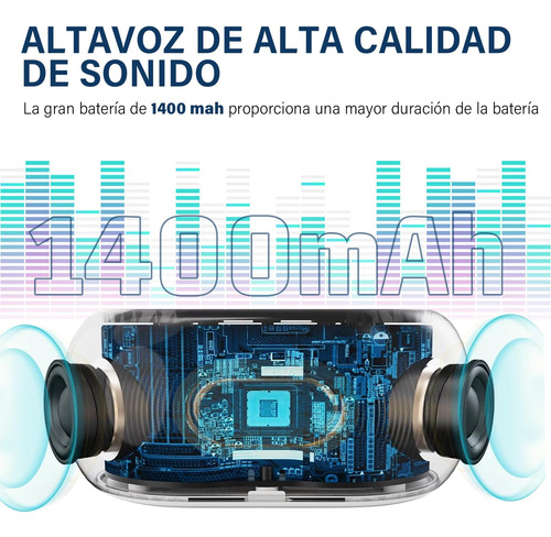 Reloj Despertador Digital Con Altavoz Bluetooth Con Radio