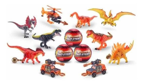 Surprise Dino Strike Volcano Dinosaurio Con 5 Sorpresas
