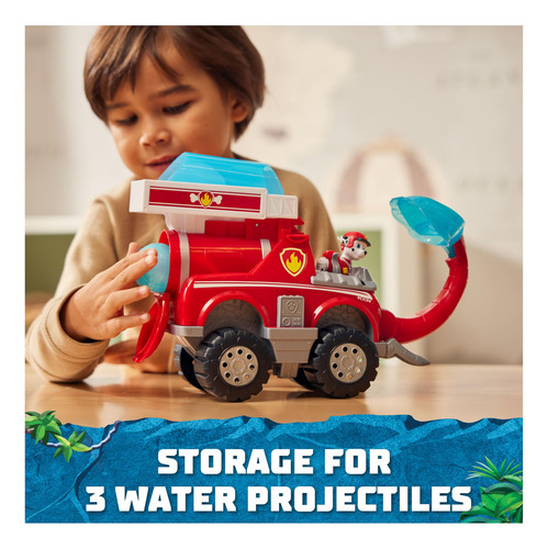 Caminhão De Brinquedo Paw Patrol Jungle Pups Marshall Com Pr