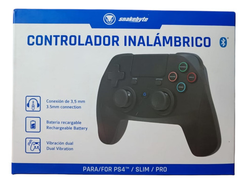 Control Inalámbrico Para Ps4 Snakebyte Con Vibración