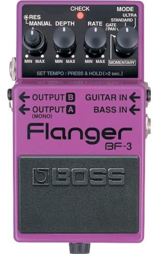 Pedal De Efectos De Guitarra Boss Bf-3 Flanger