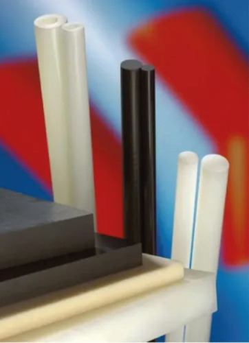 Tubo De Delrin, Resina Acetal, Pom, Ø100/40x1000mm Blanco Me