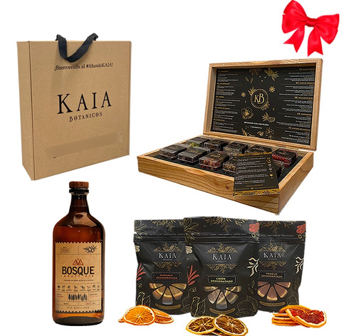 Kit Botanicos Gin Citricos Cocteleria Tragos Kaia 10 Premium