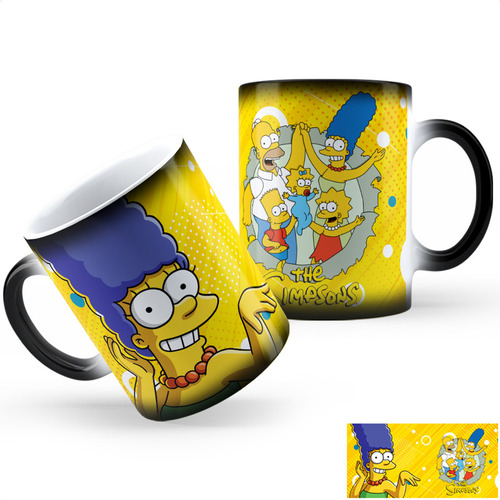 Taza Mágica Los Simpson Marge Ab Calidad