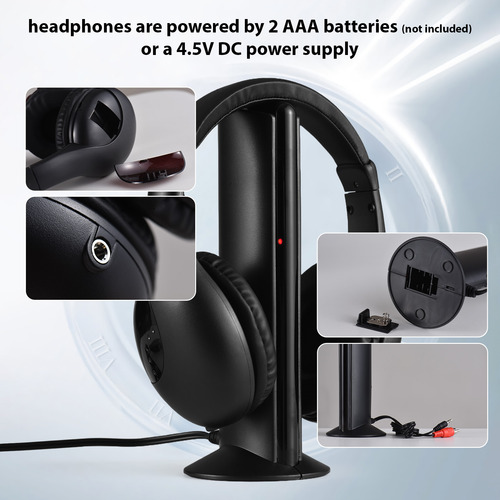 Auriculares Inalámbricos Para Tv Con Transmisor Y Decodifica