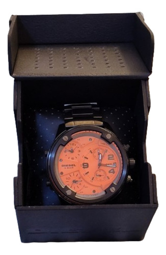 Reloj Diesel Boltdown Carátula Naranja