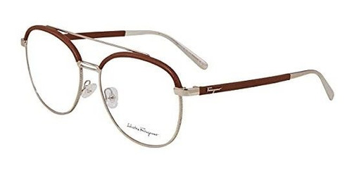 Montura - Eyeglasses Ferragamo Sf 2195 L 704 Gold-brown Leat