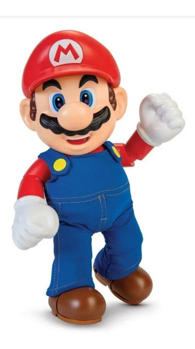 Super Mario Bros It's A Me Mario, Figura Articulada Sonido (Usado)