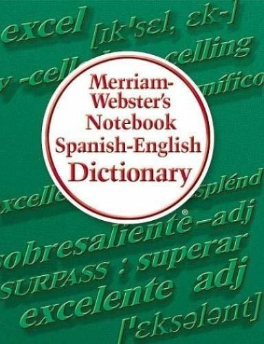 Merriam-webster Spanish And English Not...