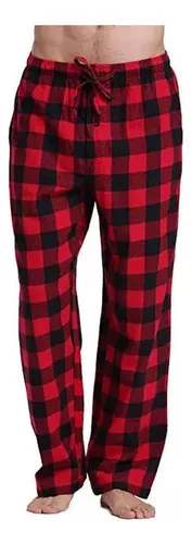Pantalon rojo a cuadros hombre sale