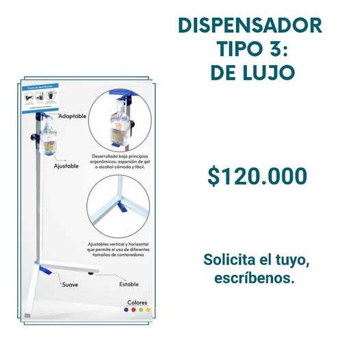 Puntos De Desinfección Para Dispensadores Gel Antibacterial