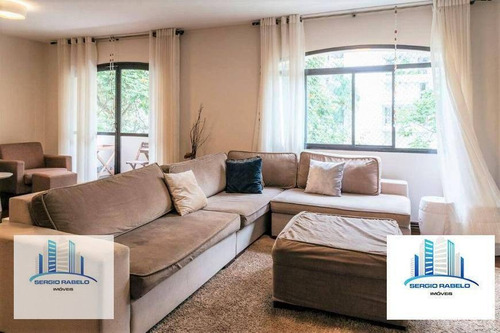 Imagem 3 de 22 de Apartamento Com 4 Dormitórios À Venda, 180 M² Por R$ 1.480.000,00 - Moema - São Paulo/sp - Ap3781