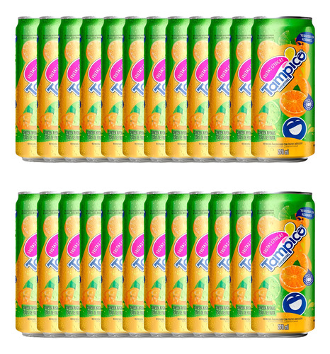 Suco De Frutas Cítricas Tampico - Refresco - 270ml - 24 Lata