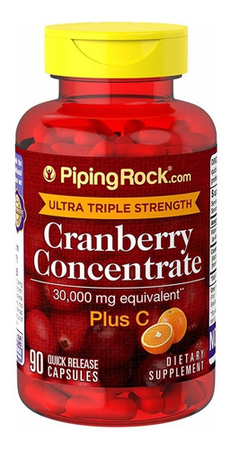 Ultra Cranberry + Vitamina C 15,000 Mg 90 Capsu Antioxidante