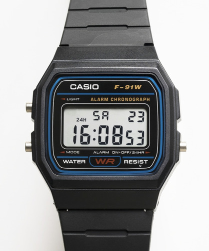 Reloj Casio F91w Caballero Retro Vintage Clasico 100%orginal