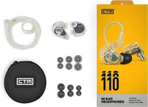 Ctm Ce110 Auriculares In Ear Para Monitoreo Pro Full Range