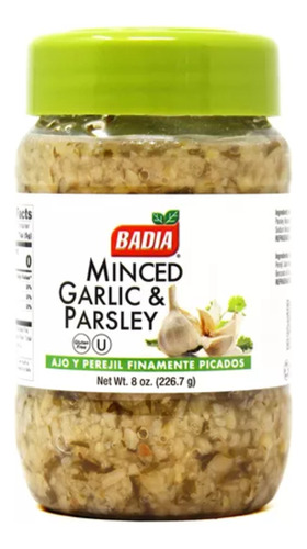 Badia Spices Ajo Y Perejil Finamente Picados 226,7 Grs