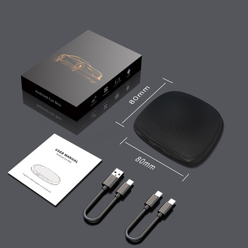 2 Em 1 Carplay Android Auto Sem Fio Wi-fi Universal Adaptadorsuporte Bluetooth, Converte Fio Em Sem Fio Por Cabo Extensão Usb/usb-c/type-ccom iPhone Ios 10+ / Android 11+
