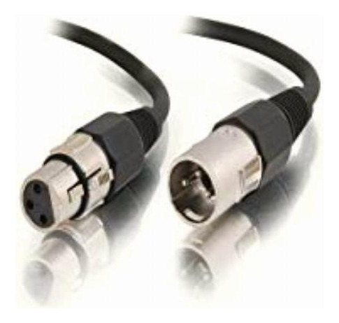 C2g 40058 Pro-audio Xlr Male To Xlr Female Cable, Black (3
