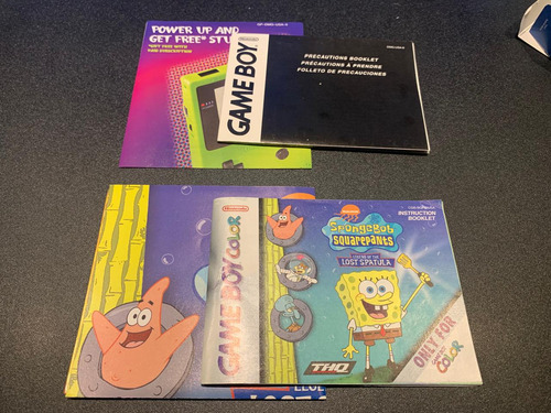 Spongebob Squarepants: Legend Of The Lost Spatula Gbc (Usado)
