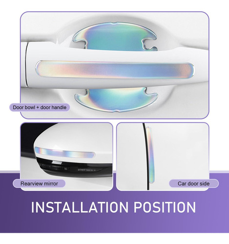 Calcomanías Para Manija De Puerta Automóvil Protector Univer