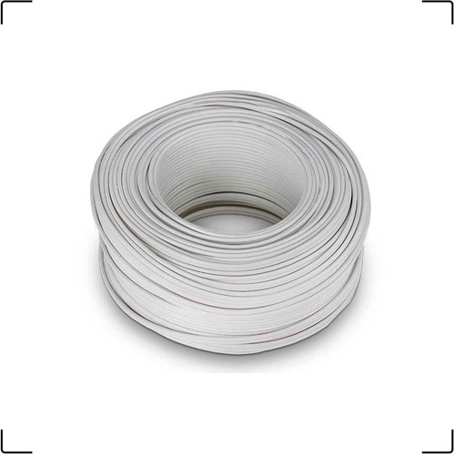 Cable coaxial Rg6 blanco con 60% de bobina, 100 metros | Cabletech
