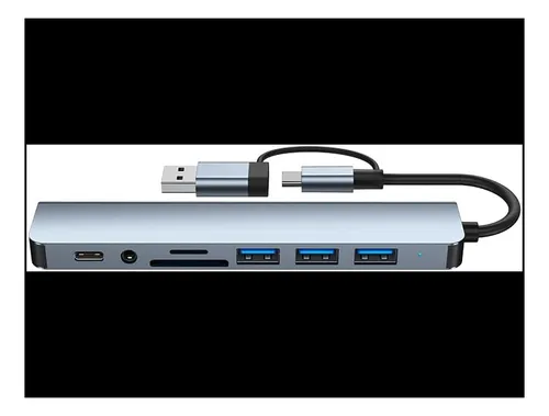 Lukcozmo Hub Usb-c 7en1 Extensor Y Splitter Usb