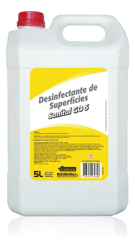 Desinfectante Sanitol Go 5 Amonio X5l Wassington (senasa)