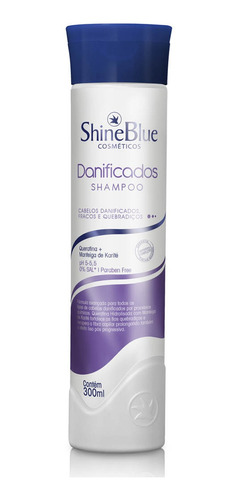 Shampoo Shine Blue Danificados 300ml