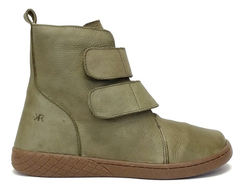 Bota Feminina Cano Curto Rikastore Couro Legítimo