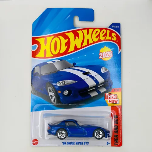 Hot Wheels 96 Dodge Viper Gts 2025h Azul Then And Now Miniat