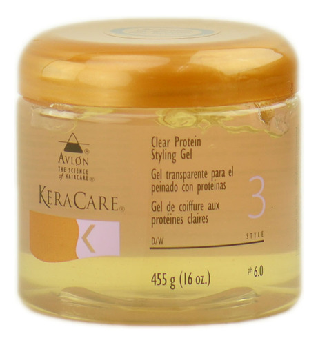 Gel De Peinado Keracare Clear Protein 473 Ml