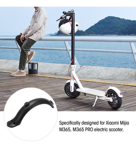 Guardabarros Trasero Con Gancho Para Scooter Eléctrico