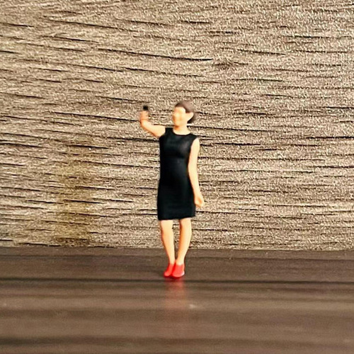 1/64 Escala Diorama Figuras Elegantes De La Escena Estilo F