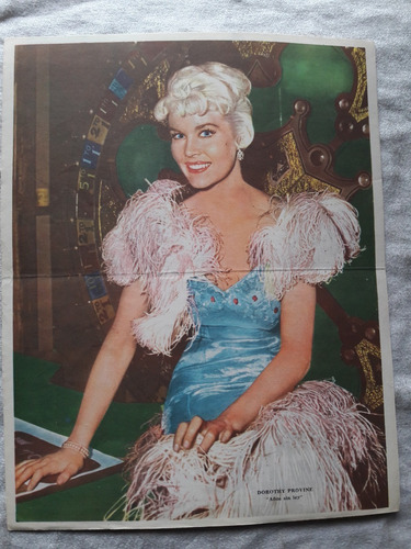 Poster Revista Canal Tv - Dorothy Provine - Años Sin Ley